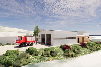 Vogelsgrün: Start für Neubau des Feuerwehr-Gerätehauses - So soll das neue Feuerwehrgerätehauses von Vogelsgrün einmal aussehen.