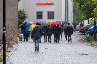 Vogtländer protestieren gegen Einschränkungen in der Coronakrise -