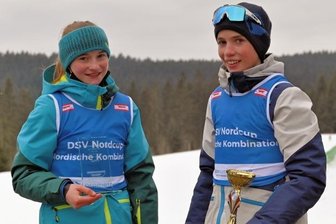 Vogtländischer Ski-Nachwuchs überzeugt - Pia Loh und Fritz Ungethüm haben aus Sicht des Bundesstützpunktes in Klingenthal beim Nordcup am besten abgeschnitten.