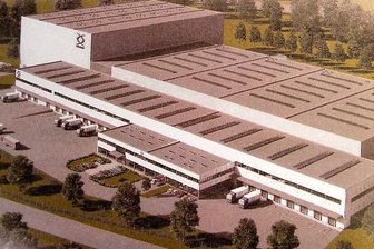 Vogtland: 120 neue Jobs - Böllhoff baut Logistikzentrum - Das Logistikzentrum im Entwurf.