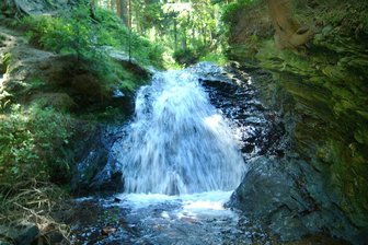Vogtland erhält nationales Gütesiegel - Die Rißfälle bei Hammerbrücke gehören zum Gebiet des Geoparks.