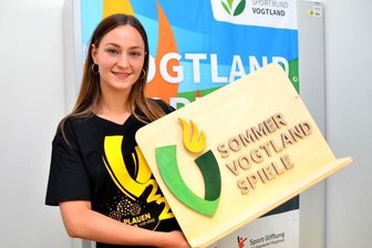 Vogtlandspiele in den Startlöchern - Gina Spranger - Die Boxerin istBotschafterin der Vogtlandspiele.