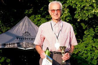 Volkssportduathlon Weißenborn bricht alle Rekorde - und einer hängt die Laufschuhe an den Nagel - Klaus Eberlein aus Großhartmannsdorf ist mit 83 Jahren der älteste Teilnehmer beim 10. Volkssportduathlon gewesen.