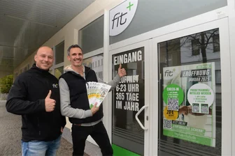 Voll digitalisierter Fitnessclub startet in Treuen durch - Ein neues Fitnessstudio öffnet im Januar in Treuen. Betrieben wird es von Sven Plänitz (links) und Sebastian Winkelmann.