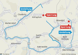 Vollsperrung: Anwohner und Autofahrer verärgert - 