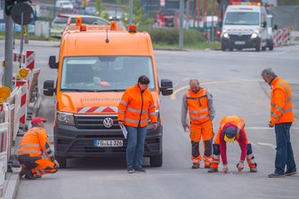 Vollsperrung der McDonalds-Kreuzung in Aue aufgehoben - Nuschke-Straße weiter dicht -