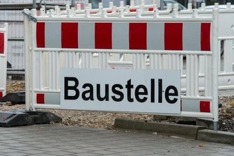 Vollsperrung für Leitungsbau -
