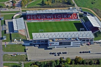 „Volltreffer Zukunft“ – Junge Leute können in der GGZ-Arena Sportler treffen und ihren Traumberuf finden - Die GGZ Arena in Zwickau ist Schauplatz für die Ausbildungsmesse.