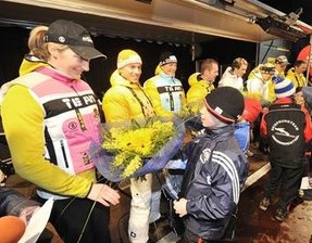 Vom Kreis- auf den Olympia-Thron - Am Samstag sind in Annaberg-Buchholz und Oberwiesenthal die erzgebirgischen Olympiastarter feierlich empfangen worden.