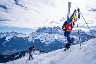 Von den Laufschuhen in die Tourenskier: Erzgebirger stellt sich wieder den Extremen - Auf Tourenskiern wie hier bei der Weltmeisterschaft war zuletzt auch Michael Pawlowsky vom ESV 90 Eibenstock bei einem Wettkampf in Italien unterwegs.