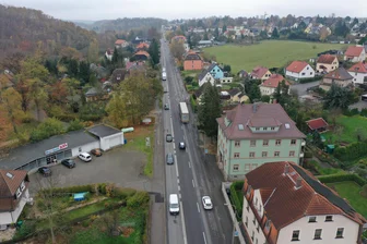 Von der A 72 rein nach Zwickau: Bald nur mit Tempo 30? - Die Wildenfelser Straße ist eine der am stärksten befahrenen Straßen Zwickaus und die direkte Verbindung zur Anschlussstelle Zwickau-Ost.