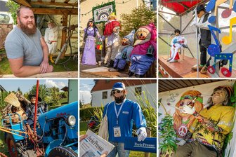Von der Hexe bis zum Kiffer: Zum Bergfest in Pobershau sind die Puppen los - Nicht nur einzelne Puppen, sondern vielfach gestaltete Szenen erzählen derzeit in Pobershau Geschichten und Geschichte.