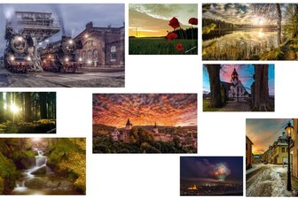 Von der Liebe zum Erzgebirge - Collage