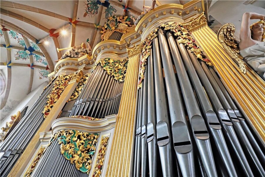 Von Freiberg über Schweikershain bis Bremen: 32 Silbermann-Orgeln erklingen an einem Tag - Die Große Silbermann-Orgel im Freiberger Dom erklingt zum Abschluss des "Silbermann SoundWalk" am 14. Januar, 20 Uhr. 