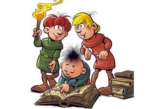 Von Kobalt und Kobolden: Die Abrafaxe erkunden den Bergbau im Erzgebirge - Die Abrafaxe schlagen im Buch der Abenteuer bald ein Kapitel auf, das im Erzgebirge spielt.
