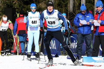Von Schweden an den Auersberg - Emil Breuer vom gastgebenden WSV Johanngeorgenstadt holte beim 71. Auersberglauf in der Altersklasse 14 über fünf Kilometer im freien Stil die Bronzemedaille.