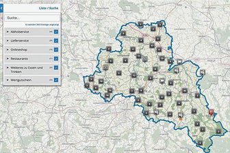 Von Spielzeug bis Handwerk: Immer mehr Firmen in Mittelsachsen verkaufen über Onlinehandel - Einmal ganz Mittelsachsen: Bildfoto der Karte von wirtschaft-in-mittelsachsen.de