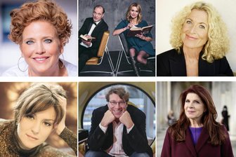 Von Tatort-Kommissar bis Bestseller-Autorin: Diese Promis lesen bei den Literaturtagen „Lesezeichen“ in Mittelsachsen - Lesen in Mittelsachsen: Muriel Baumeister, Martin Brambach & Christine Sommer, Susanne Fröhlich, Martina Gedeck, Ralf Günther und Claudia Wenzel (v. o. l. nach u. r.).