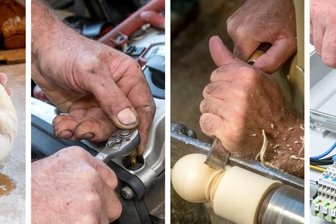 Von wegen tot: Ausbildungszahlen steigen - Bäcker, Kfz-Mechatroniker, Drechsler, Elektriker - zwei linke Hände haben im Handwerk nichts zu suchen.