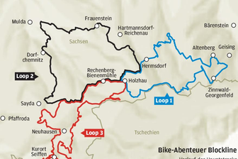 Vor dem Start: Blockline im Erzgebirge - 