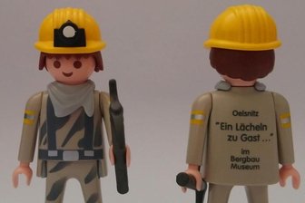 Vor der Schließung des Museums war ein Lächeln zu Gast - Zur Symbolfigur geworden: der Playmobil-Bergmann. 