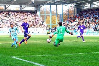 Vor Derby: Gemeinsamer Appell von Aue und CFC - Die Partie im November in Chemnitz hatten die Auer für sich entschieden.