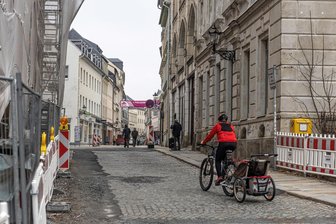 Vorm weiteren Ausbau in der Innenstadt: Annaberg-Buchholz plant Provisorium an Zick-Zack-Promenade - Voraussichtlich im Juni soll der mehrmonatige Ausbau der Buchholzer Straße zwischen Johannisgasse und Scheibnerstraße beginnen.