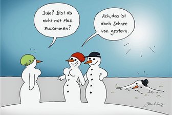 Vorsicht, Satire: Schneemann, Schneefrau, Schneedivers - Schneemänner und Schneefrauen haben vieles gemeinsam, sind aber grundverschieden. 