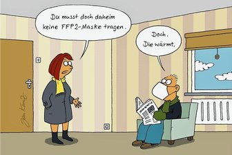 Vorsicht, Satire: Über Maskenpflicht und "Spaziergänge" auf dem Mond -