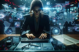Vortrag bei „Freie Presse“: Schreibt die KI bald unsere Texte? - Die Idee und den Prompt (Dateneingabe) zu diesem Bild hat eine Künstliche Intelligenz entwickelt.