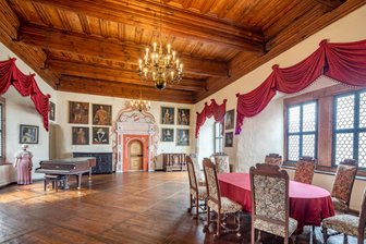 Vortrag im Schloss Rochsburg: Wie man sich früher bei Tisch benahm - Zumindest die Speiseräume waren früher beeindruckend. Doch wie war das mit den Tischsitten?