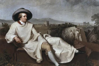 Vortrag in Plauen: Goethe in deutscher Gegenwartsliteratur - Goethe, gemalt von Johann H. W. Tischbein. Ein Vortrag in Plauen folgt Spuren des Dichters in der Gegenwartsliteratur.