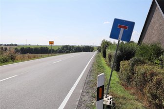 Vorzeitige Freigabe: Wieder freie Fahrt zwischen Freiberg und Siebenlehn - Die B 101 in Obergruna ist wieder für den Verkehr freigegeben.