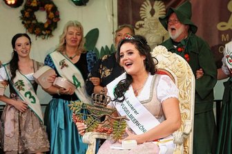 Vugelbeerkönigin ruft in Lauter zum Gesangswettstreit - Vugelbeerkönigin Sandra Göthel ist zum diesjährigen Fest besonders gefördert.