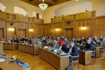 Wachsender Frust im Chemnitzer Rathaus: Demokratie auf Sparflamme? - Der Chemnitzer Stadtrat zählt 59 Mitglieder. Sie verteilen sich neuerdings auf acht Fraktionen.