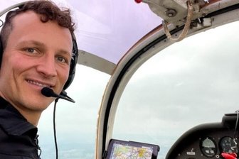 Wachwechsel am Jahnsdorfer Flugplatz - Der künftige Flugplatzchef Robert Rahnfeld.