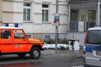 Wäschetrockner in Flöha in Flammen - 