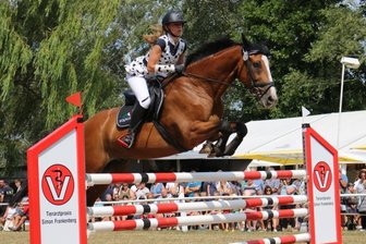 "Wahnsinn, was hier passiert" - Die Springwettkämpfe bildeten am Sonntag vor stimmungsvoller Kulisse den krönenden Abschluss. Frances Schirmer und ihr Pferd Careteas zeigten bei der 2-Phasen-Springprüfung was sie draufhaben.