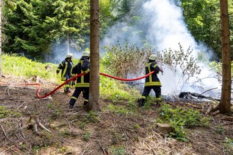 Waldbrände: Welchen Weg eine Stadt im Vogtland geht - Zur Waldbrand-Bekämpfung im oberen Vogtland arbeiten Wehren grenzüberschreitend.
