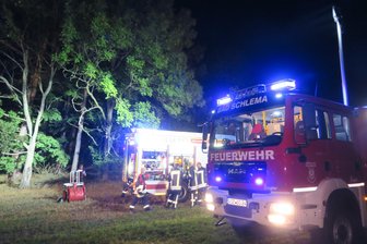 Waldbrand bei Schneeberg -