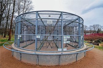 Waldenburg sucht Betreiber für Vogelvoliere: Wie lange zwitschern die Vögel noch im Grünfelder Park? - Die Vogelvoliere befindet sich im Grünfelder Park.