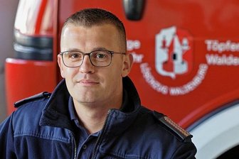 Waldenburgs Feuerwehr-Chef Benjamin Winter: "Die Bevölkerung hat einen hohen Anspruch, den wir bedienen müssen" - Benjamin Winter ist als Wehrleiter für die Freiwillige Feuerwehr in Waldenburg verantwortlich. 