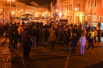 Waldheim: Protest gegen Asyl-Erstaufnahme mit weniger Teilnehmern - In der Vorwoche demonstriert noch 230 Personen in Waldheim, auch „Freie Sachsen“ und AfD hatten mobilisiert (Archivfoto).