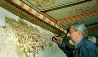  Decke in der Schösserstube auf Schloss Voigtsberg 