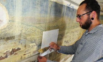 Wandbild zieht bald um - 