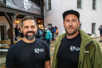 Wander-Highlight wartet im August in Lößnitz - Stellen den „Silberberg-Haamit-Lauf“ auf die Beine: Oliver Knauf (l.) und Patrick Welzel.