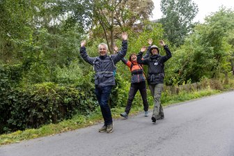 Wanderabenteuer im Unesco-Welterbe: 50 Kilometer um die Silberstadt - Geschafft: Rund 250 Teilnehmer zählte die 4. der „Freiberger Acht“ im vorigen Jahr.