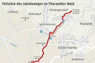 Wanderer wandeln auf heiligem Weg - 