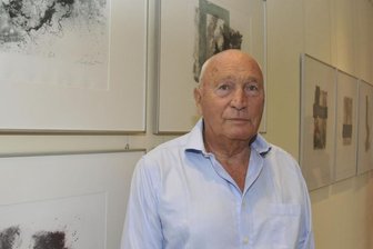 Wanderer zwischen Tag und Traum - Grafiken und Lyrik zeigte Bodo Ueberfeld im Jahr 2017 im Kurhaus Bad Elster. 