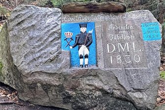 Wanderung bei Eppendorf führt zu kleinem Kunstwerk - Ziel der Wanderung am 1. Juli ist das Bergmännel bei Eppendorf.